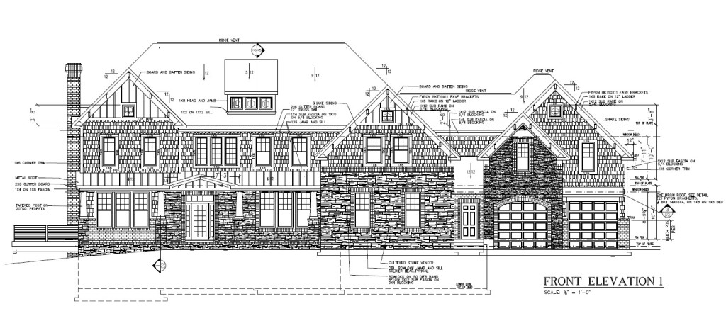 Sanctuary home plan front